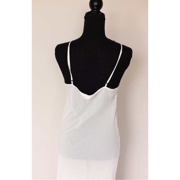 Cherie Vintage Embrodiered White Nightgown Slip Dress - Picture 7 of 9